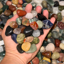 Load image into Gallery viewer, Polished Mix Gemstones Medium (Size #5) - 1 LB
