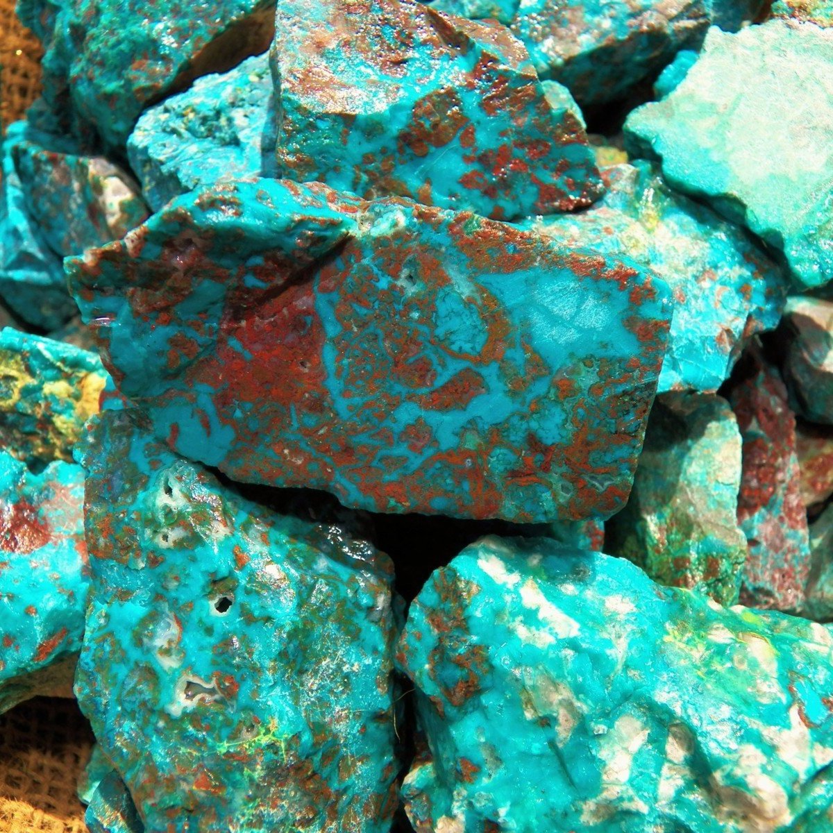 Chrysocolla-Turquoise High End Rough | Twin Rocks and Crystals