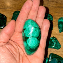 Load image into Gallery viewer, Polished Malachite Free Form Specimens - 1/2 lb Lot (1-3 pieces)
