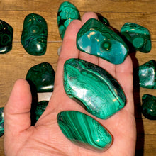 Load image into Gallery viewer, Polished Malachite Free Form Specimens - 1/2 lb Lot (1-3 pieces)
