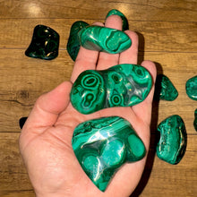 Load image into Gallery viewer, Polished Malachite Free Form Specimens - 1/2 lb Lot (1-3 pieces)
