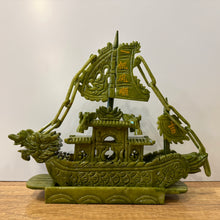 Load image into Gallery viewer, Jade Hand Carved Boat
