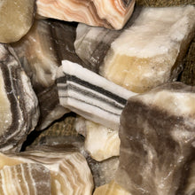 Load image into Gallery viewer, Zebra Calcite Rough (LARGE) (By the Pound)
