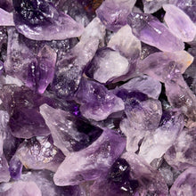 Load image into Gallery viewer, HALLOWEEN SALE!! Amethyst Points Rough (SMALL) 1/4 LB
