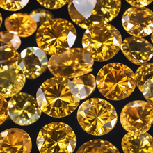 Load image into Gallery viewer, Faceted Yellow Colored Diamond - Individual Gemstone

