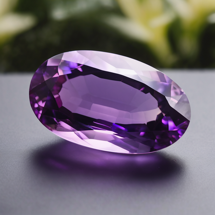 Faceted Purple Amethyst - Individual Gemstone