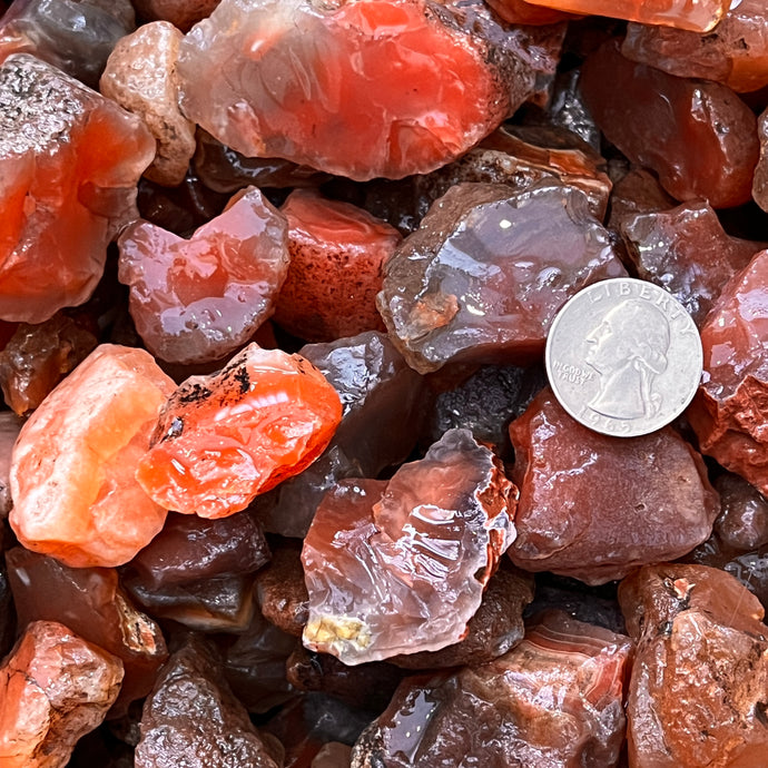Indian Carnelian Rough (By the Pound)
