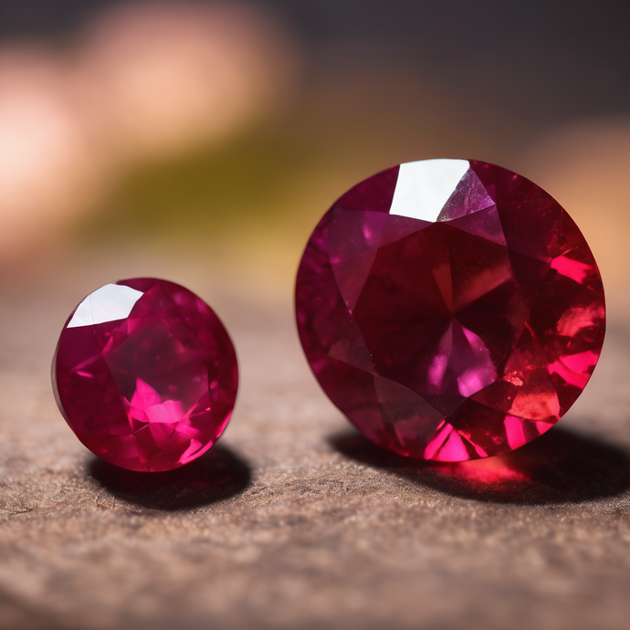 Faceted Ruby - Individual Gemstone