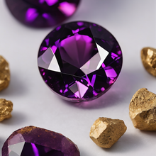 Load image into Gallery viewer, Faceted Purple Colored Diamond - Individual Gemstone
