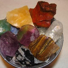 Load image into Gallery viewer, Cyber Monday SALE!! Metal Bucket Full of Rocks and Gemstones
