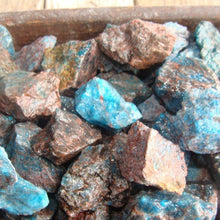 Load image into Gallery viewer, CHRISTMAS SALE!! Blue Apatite Rough (By the Pound)
