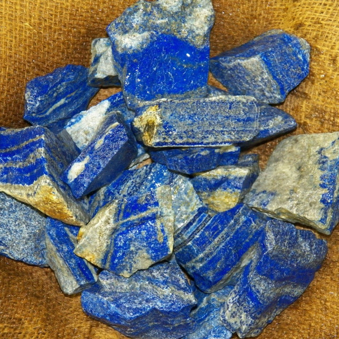 High End Lapis Rough (By the Pound)