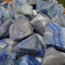 Load image into Gallery viewer, Blue Quartz Rough (By the Pound)