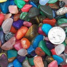 Load image into Gallery viewer, Polished Mix Gemstones Small (Size #3) - 1 LB
