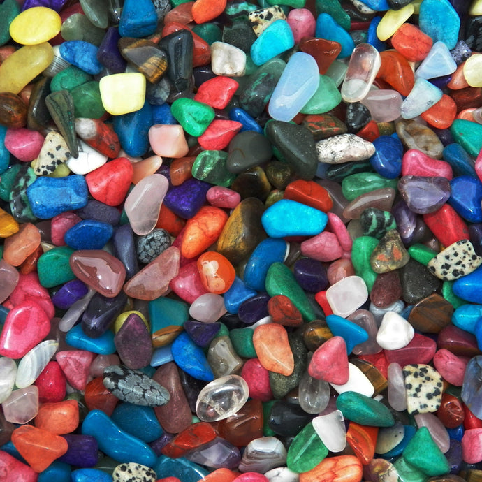 Polished Mix Gemstones Small (Size #3) - 1 LB