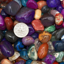 Load image into Gallery viewer, Polished Mix Gemstones Medium (Size #5) - 1 LB
