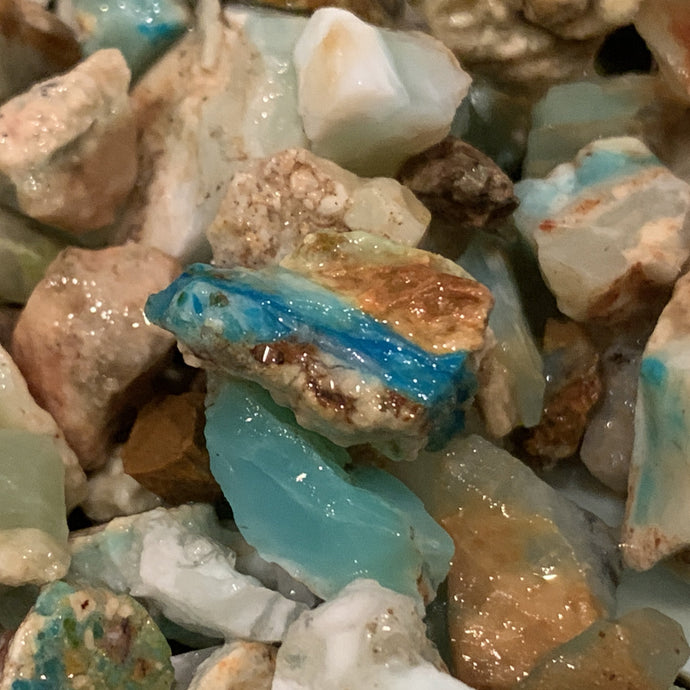 Small Blue Opal Rough (By the Pound)