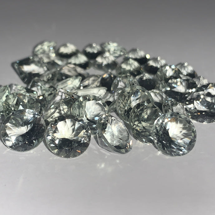 Faceted Green Amethyst - Mixed Sizes (10 Carat Lot)