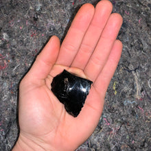 Load image into Gallery viewer, Charged Black Obsidian Single Stone

