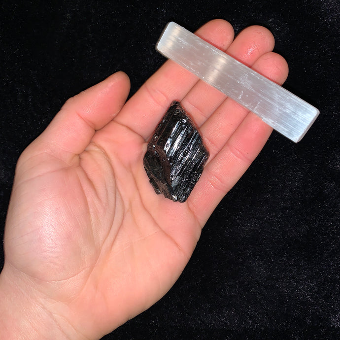 Charged Black Tourmaline Single Stone