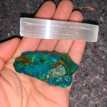 Load image into Gallery viewer, Charged Chrysocolla Turquoise Single Stone
