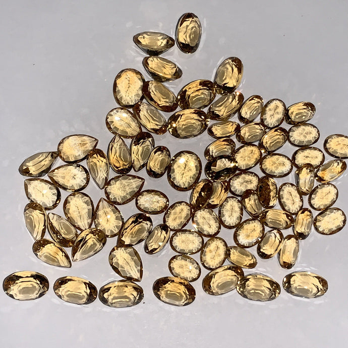 Faceted Golden Citrine - Mixed Sizes (10 Carat Lot)