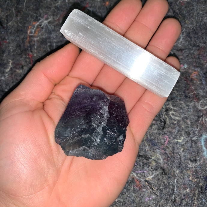 Charged Fluorite Single Stone