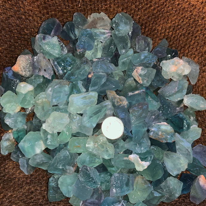 Small Green Fluorite Rough (By the Pound)