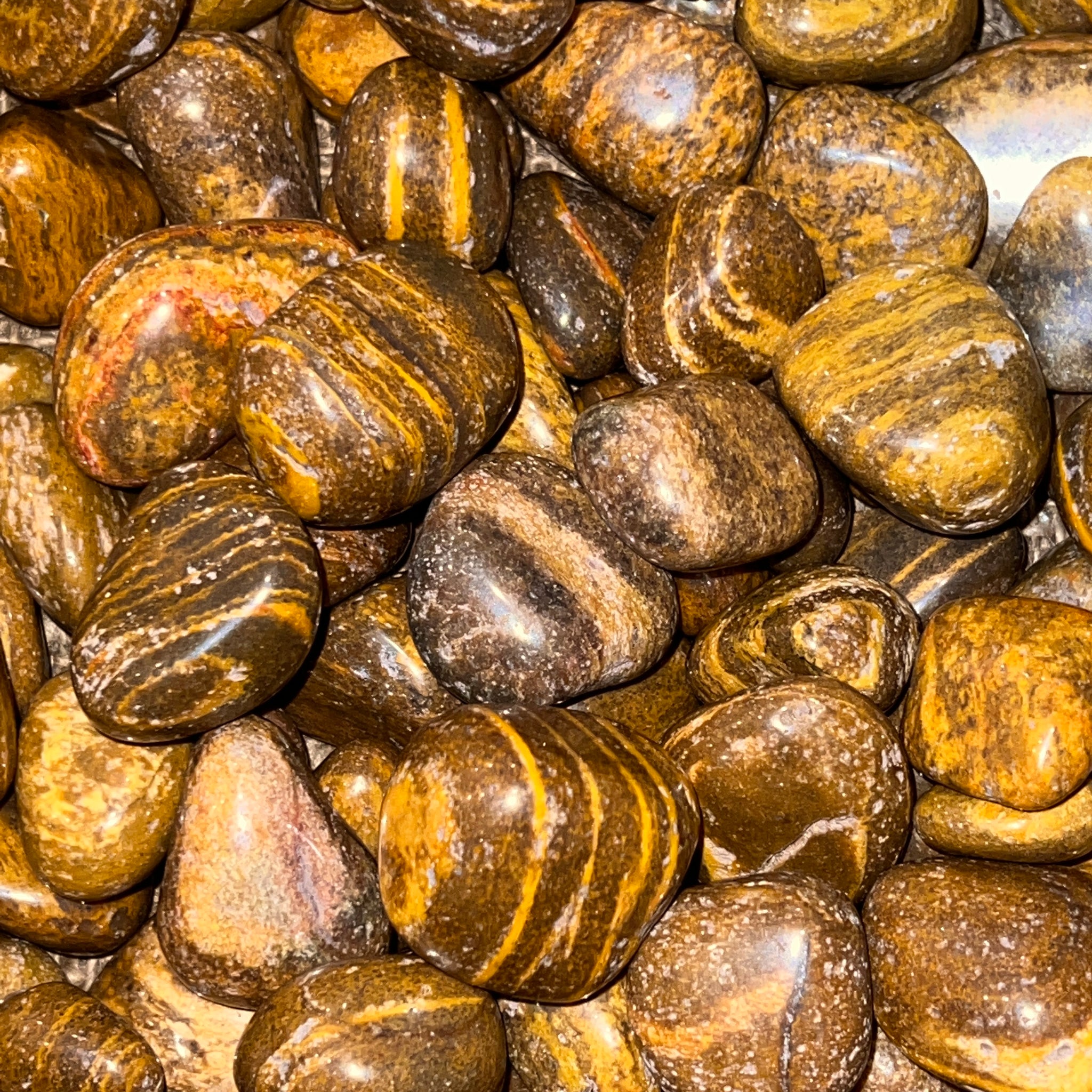 Polished Tiger Jasper - 1/2 LB – Twin Rocks and Crystals