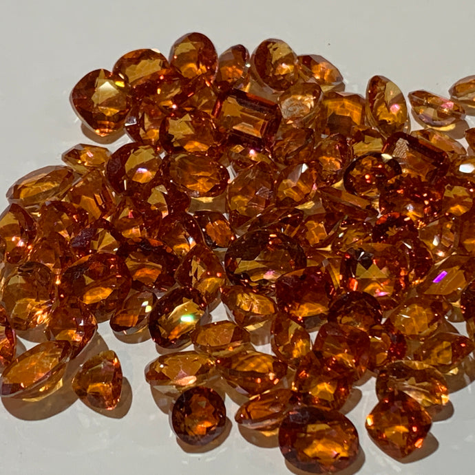 Faceted Mystic Fire Topaz - Mixed Sizes (10 Carat Lot)