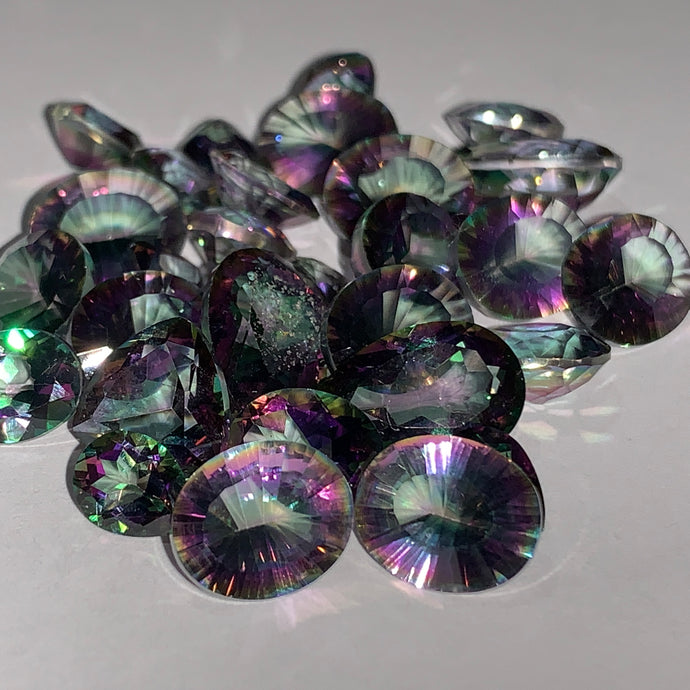 Faceted Mystic Topaz - Mixed Sizes (10 Carat Lot)