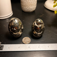 Load image into Gallery viewer, Polished Pyrite Egg Size #1
