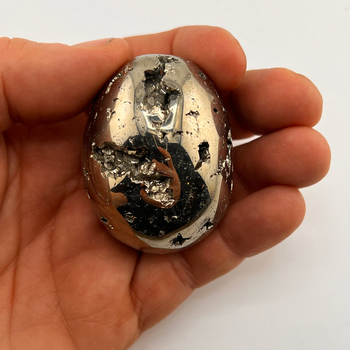 Polished Pyrite Egg Size #1