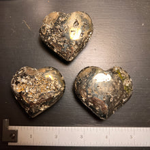 Load image into Gallery viewer, Polished Pyrite Heart Size #1
