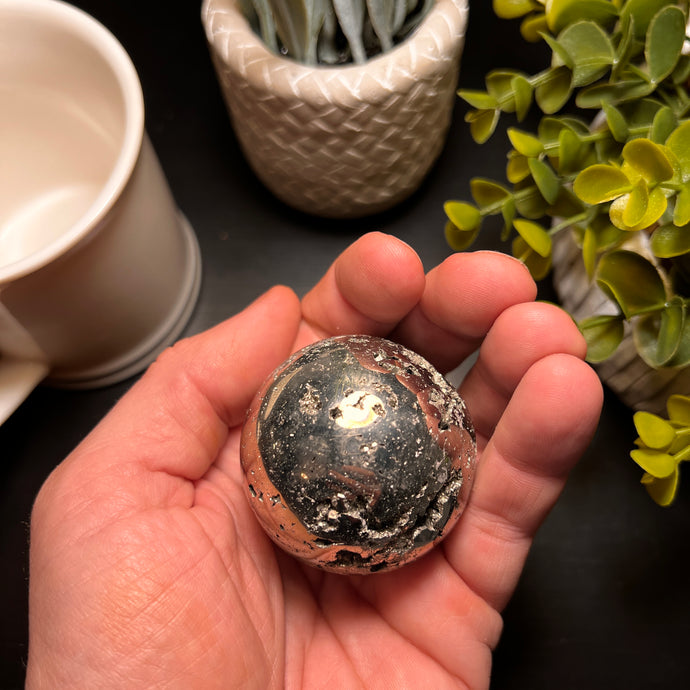 Polished Pyrite Sphere Size #1