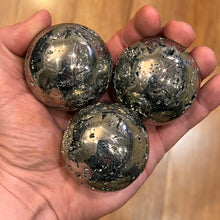 Load image into Gallery viewer, Polished Pyrite Sphere Size #2
