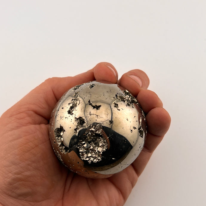 Polished Pyrite Sphere Size #4