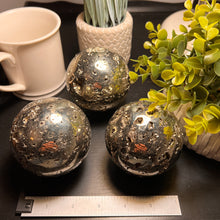 Load image into Gallery viewer, Polished Pyrite Sphere Size #5
