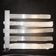 Load image into Gallery viewer, Selenite Rough Sticks (8 inch)
