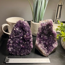 Load image into Gallery viewer, MOTHER&#39;S DAY Sale!! Amethyst Cut Base Size 4 (1.8 - 2.5 lbs) Amethyst Druze Geode - Home Decor
